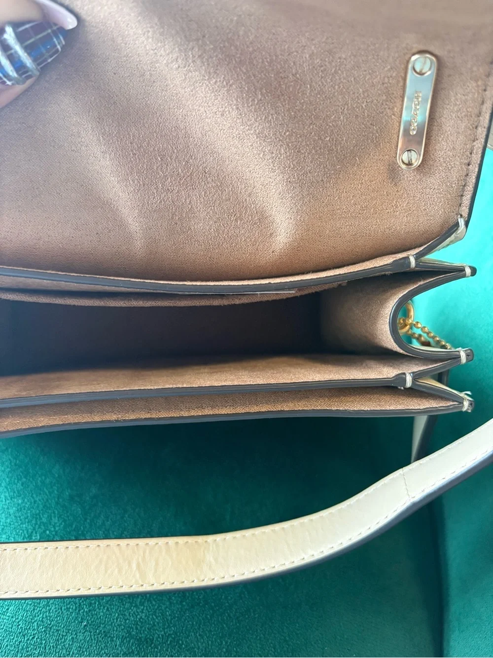 Coach Tabby 26 Signature Canvas Crossbody Shoulder Bag Chalk | Gold Hardware